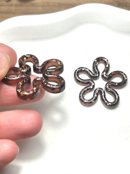 Bloom L marron grosse paillettes