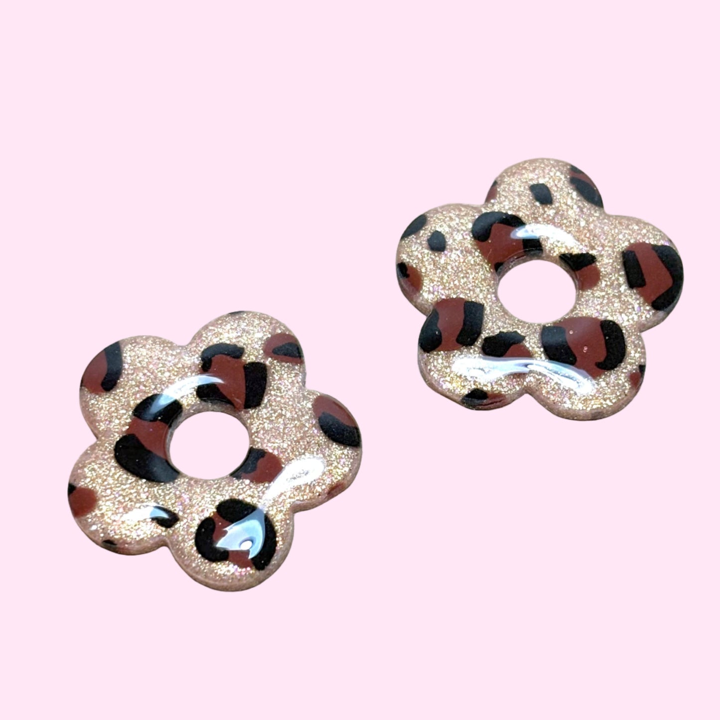 Hana M Léopard rose gold