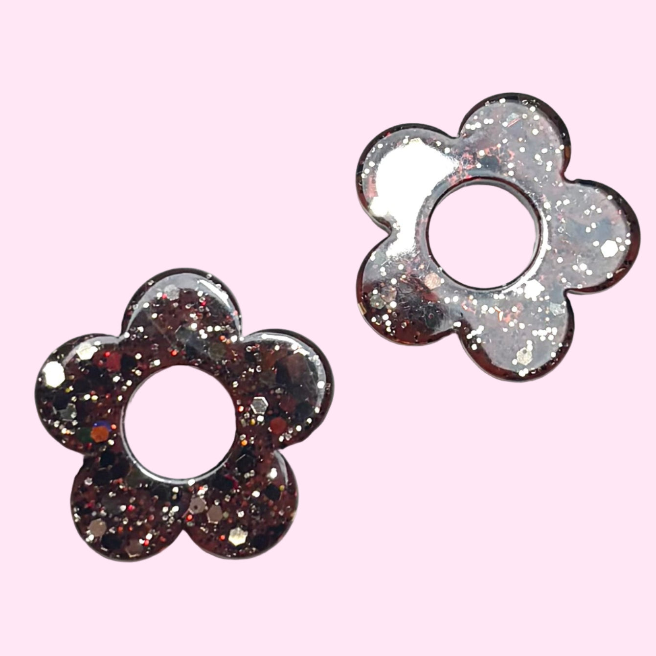 Hana S marron grosse paillettes