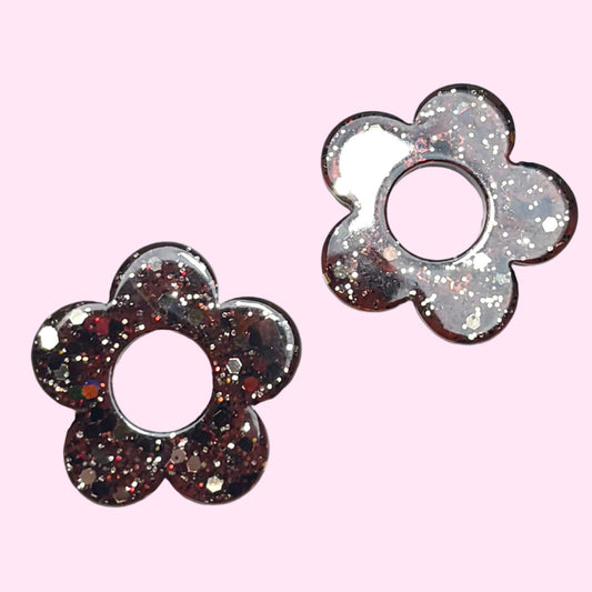 Hana S marron grosse paillettes