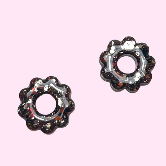 Priya S marron grosse paillettes