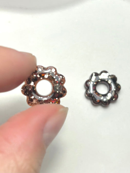 Priya S marron grosse paillettes