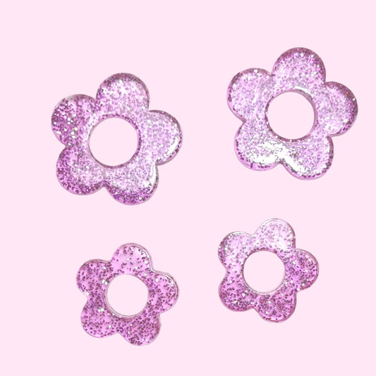 Hana Rose/violet pailettés